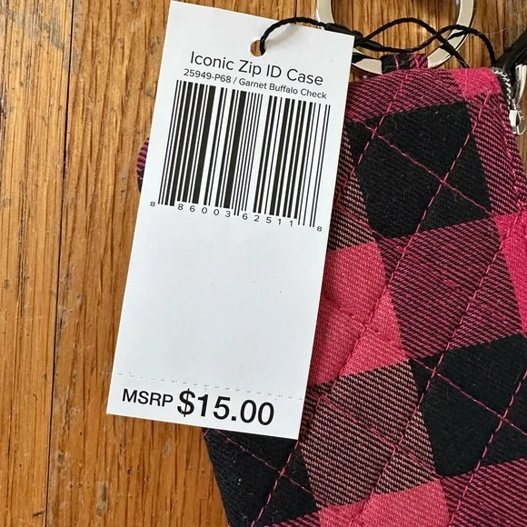 Vera Bradley Iconic Lanyard and Zip ID Case - Set of 2 - Picture 9 of 10